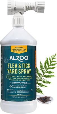 Show full view: ALZOO Natural Plant Based Flea & Tick Yard Spray for Dogs & Cats, 32-fl oz bottle slide 2 of 8