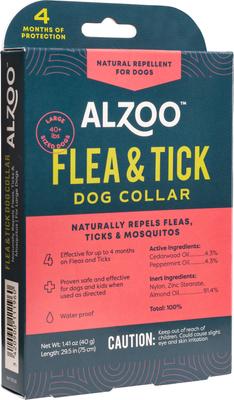 Show full view: ALZOO Natural Plant Based Flea & Tick Collar for Dogs, Large slide 4 of 8