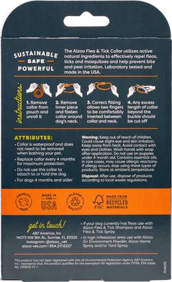 Show full view: ALZOO Natural Plant Based Flea & Tick Collar for Dogs, Medium slide 3 of 8