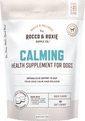 Rocco & Roxie Supply Co. Duck Flavored Calming Soft Chew Supplement for Dogs, 60 count