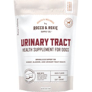 Rocco & Roxie Supply Co. Duck Flavored Chew Urinary Supplement for Dogs, 60 count