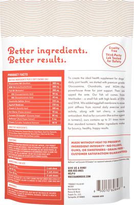 Show full view: Rocco & Roxie Supply Co. Duck Flavored Chew Joint Supplement for Dogs, 60 count slide 7 of 7