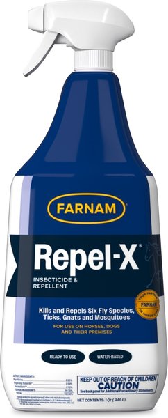 Show full view: Farnam Repel-X Dog & Horse Insecticide & Repellent, 32-fl oz bottle slide 1 of 9