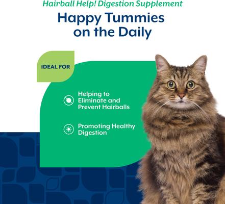 Show full view: NaturVet Hairball Help! Scoopable Tiny Bites Salmon Flavored Supplement for Cats, 5.5-oz bag slide 4 of 9