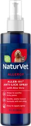 NaturVet Aller-911 Anti-Lick Spray with Aloe Vera for Dogs & Cats, 8-fl oz bottle