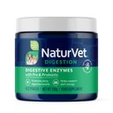 NaturVet Digestive Enzymes Plus Pre & Probiotic Powder Supplement for Dogs & Cats, 8-oz jar