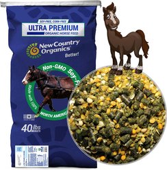New Country Organics Low Starch Horse Feed, 40-lb bag