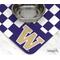 Show in main carousel: ShopInstaPets Washington Huskies Food & Water Bowl Placemat, Purple, One Size slide 3 of 3