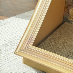 Happy & Polly Retro Art 15.4-in Bloomy Flower & 19.4-in Mona Lisa Cat Scratcher Set, 2 count slide 2 of 8