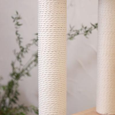 Show full view: Happy & Polly Royal Crown Collection 70-in Oak Wood Cat Tree & Condo, Beige slide 6 of 11