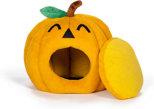 Show full view: Prevue Pet Products Pye's Pumpkin Hideaway Cat Bed, Orange slide 2 of 2