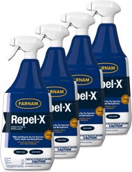 Farnam Repel-X Horse Insecticide & Repellent, 32-fl oz bottle, bundle of 4