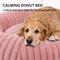 Show in main carousel: LFC PETS Donut Bolster Dog & Cat Bed with Removable Cover, Pink, Medium slide 8 of 11