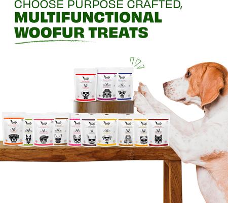 Show full view: Pawfect Woofur Chicken & Sweet Potato Air-Dried All Natural Grain-Free Jerky Dog Training Treat, 1.76-oz bag slide 8 of 9