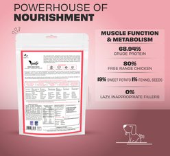 Pawfect Woofur Chicken & Sweet Potato Air-Dried All Natural Grain-Free Jerky Dog Training Treat, 1.76-oz bag slide 2 of 7