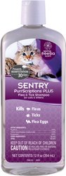 Sentry PurrScriptions Plus Flea & Tick Shampoo for Cats, 12-oz bottle