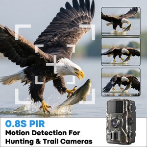 Bueteka Waterproof Trail Wildlife Outdoor Pet Camera with Night Vision, Camouflage