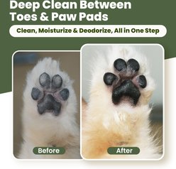 PawSono Dog & Cat Paw Cleansing Foam, 5-fl oz bottle slide 2 of 8