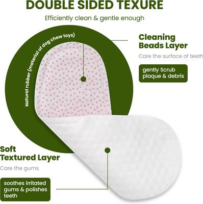 Show full view: PawSono Dog & Cat Finger Dental Wipes, 50 count slide 5 of 10