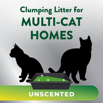 Show full view: Arm & Hammer Litter Plant Power Unscented Lightweight Clumping Wheat Cat Litter, 10-lb bag slide 6 of 12