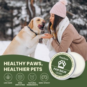 PawSono Dog & Cat Paw & Nose Balm, 2.1-oz jar