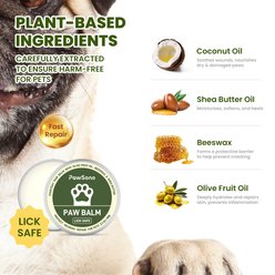 PawSono Dog & Cat Paw & Nose Balm, 2.1-oz jar slide 2 of 9