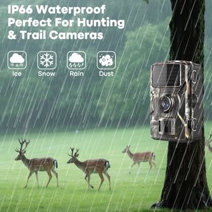 Bueteka Waterproof Trail Wildlife Outdoor Pet Camera with Night Vision, Camouflage