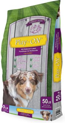 Show full view: Farrier's Magic Play-ON All-In-One Natural Lawn Fertilizer, 50-lb bag slide 2 of 5