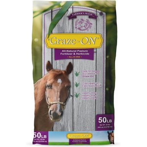 Farrier's Magic Graze-ON All Natural Pasture Fertilizer & Herbicide, 50-lb bag