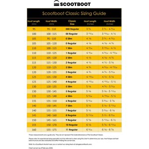 Scootboot Hoof Boot, Black, 3, 2 count