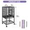 Show in main carousel: Wooflex Metal Parrot Cage with Rolling Stand & Castor Wheels, 41-in, Black slide 2 of 9