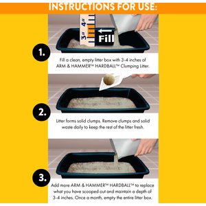 Arm & Hammer Litter Platinum Hardball Garden Bloom Lightweight Easy No-Mess Scooping Clumping Cat Litter, 14.5-lb bag