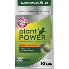 Arm & Hammer Litter Plant Power Unscented Lightweight Clumping Wheat Cat Litter, 10-lb bag