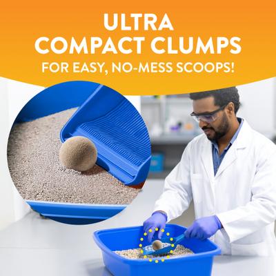 Show full view: Arm & Hammer Litter Platinum Hardball Garden Bloom Lightweight Easy No-Mess Scooping Clumping Cat Litter, 14.5-lb bag slide 7 of 13