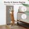 Show in main carousel: FUKUMARU Indoor L-Shape Wall Mounted Cat Toy Scratcher with Ball. Brown slide 4 of 10