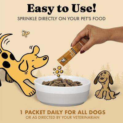 Show full view: Vital Pet Life Probiotics Wolf Microbiome Powder Digestive Supplement for Dogs, 30 count slide 5 of 10