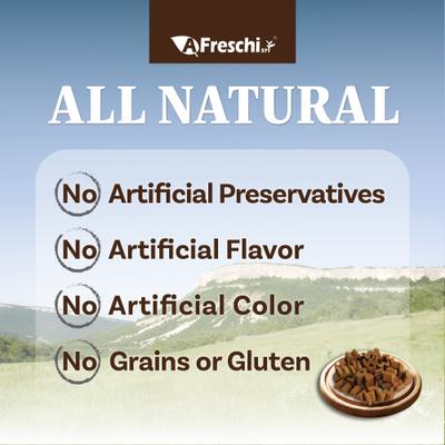 Show full view: AFreschi Air-Dried Turkey & Salmon Recipe Grain-Free Dog Food, 1-lb bag slide 5 of 8