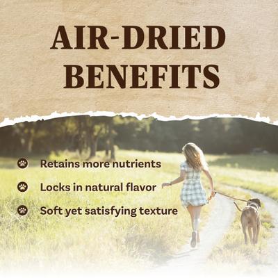 Show full view: AFreschi Air-Dried Turkey & Salmon Recipe Grain-Free Dog Food, 1-lb bag slide 3 of 8