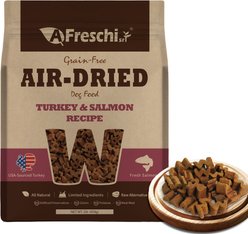AFreschi Air-Dried Turkey & Salmon Recipe Grain-Free Dog Food, 1-lb bag