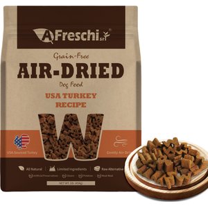 AFreschi Air-Dried Turkey Recipe Grain-Free Dog Food, 1-lb bag