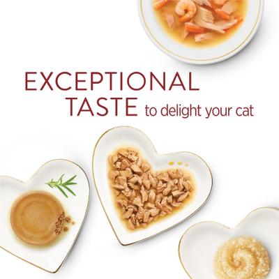 Show full view: Fancy Feast Four Course Adult Chicken, Beef, Salmon & Tuna Variety Pack Pate Wet Cat Food, 7.75-oz box slide 4 of 9