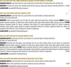 Fancy Feast Four Course Adult Chicken, Beef, Salmon & Tuna Variety Pack Pate Wet Cat Food, 7.75-oz box slide 2 of 7