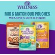Show in main carousel: Wellness Appetizing Entrees Shredded & Flaked, Seafood & Poultry Variety Pack, Natural Wet Cat Food, 2.8-oz pouch, case of 8 slide 9 of 12
