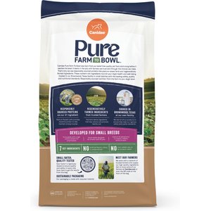 CANIDAE Pure Farm To Bowl Small Breed Pasture-Raised Lamb & Lentil Recipe Dry Dog Food, 10-lb bag
