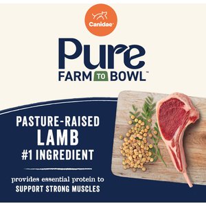 CANIDAE Pure Farm To Bowl Small Breed Pasture-Raised Lamb & Lentil Recipe Dry Dog Food, 10-lb bag