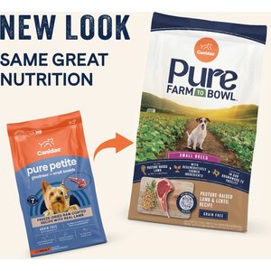 CANIDAE Pure Farm To Bowl Small Breed Pasture-Raised Lamb & Lentil Recipe Dry Dog Food, 10-lb bag