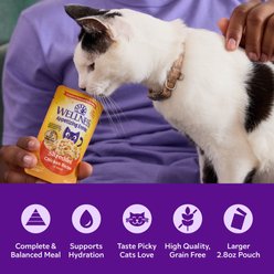 Wellness Appetizing Entrees Chicken & Lamb Mousse Wet Cat Food, 2.8-oz pouch, case of 8 slide 2 of 9
