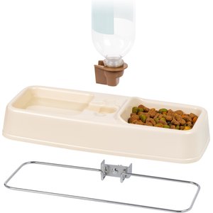 IRIS Crate Dog Water Feeder, Beige, 2-cup