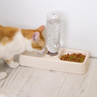 Show full view: IRIS Crate Dog Water Feeder, Beige, 2-cup slide 5 of 9