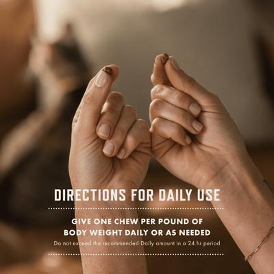 Show full view: Rocco & Roxie Supply Co. Chicken Flavored Calming Chew Supplement for Cats, 3.7-oz bag slide 9 of 11